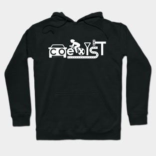 Coexist Tee White Logo (Various Colors) Hoodie